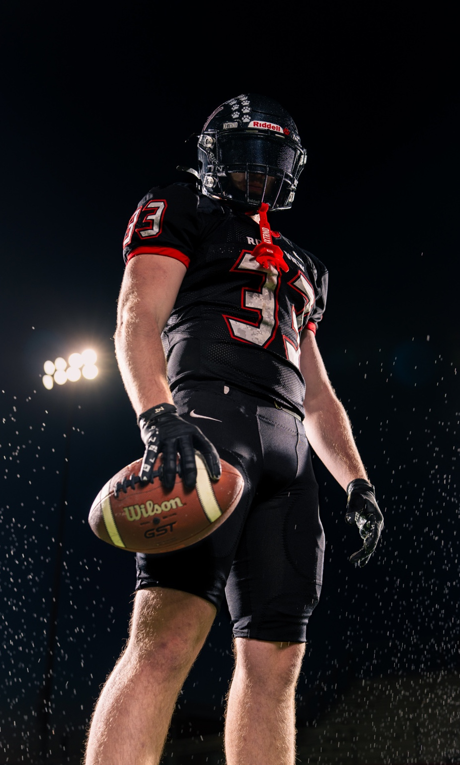 Riverview football player portrait from DLP Media Day